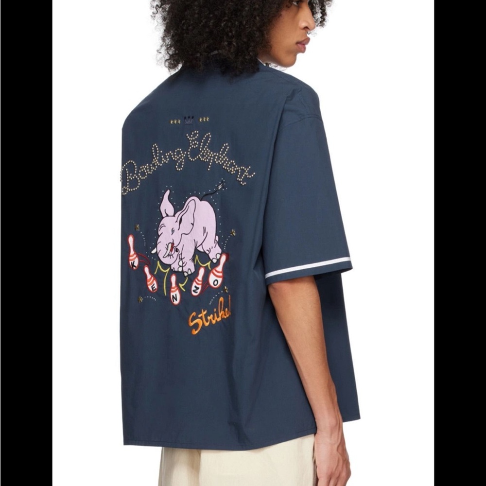 KENZO Paris Bowling shirt . New with Tags . Oversized Medium